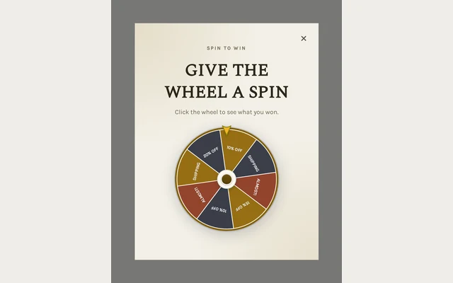 Home Decor Spin Wheel, step 1 of 4 (Play (Spin Wheel))