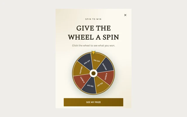 Home Decor Spin Wheel, step 1 of 4 (Play (Spin Wheel))