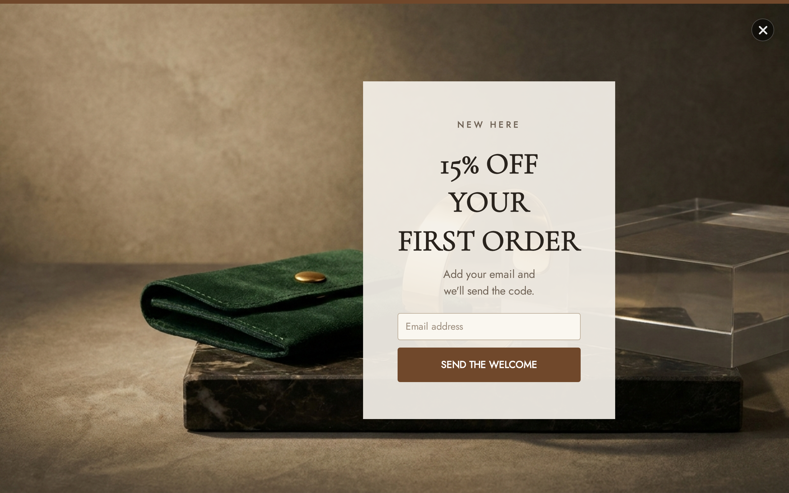 Jewelry Welcome Offer, step 1 of 3 (Capture (Email))