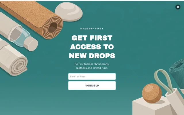 Wellness Early Access, step 1 of 3 (Capture (Email))