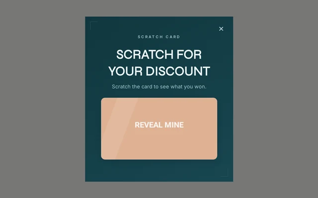 Skincare Scratch Card, step 1 of 4 (Play (Scratch Card))