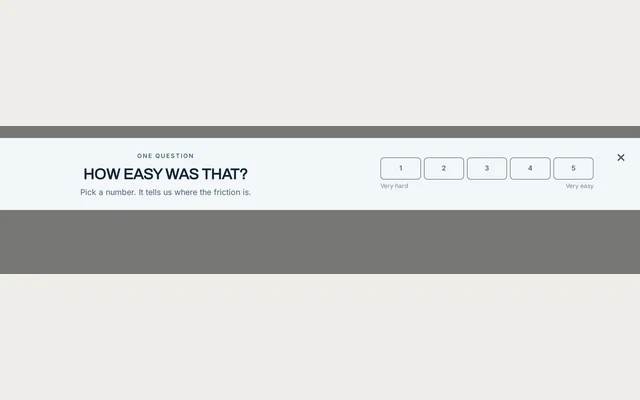 Outdoor Rating Scale, step 1 of 3 (Capture (Rating))
