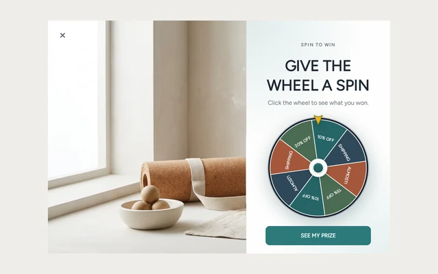 Wellness Spin Wheel, step 1 of 4 (Play (Spin Wheel))