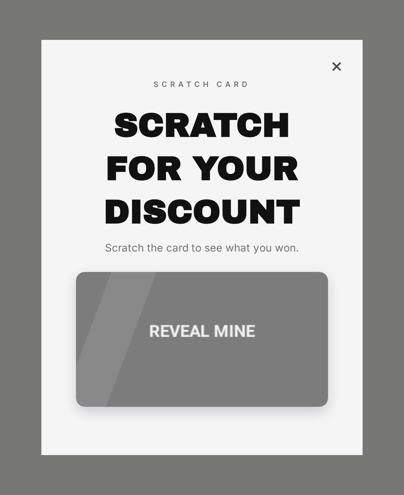 Baby Scratch Card, step 1 of 4 (Play (Scratch Card))