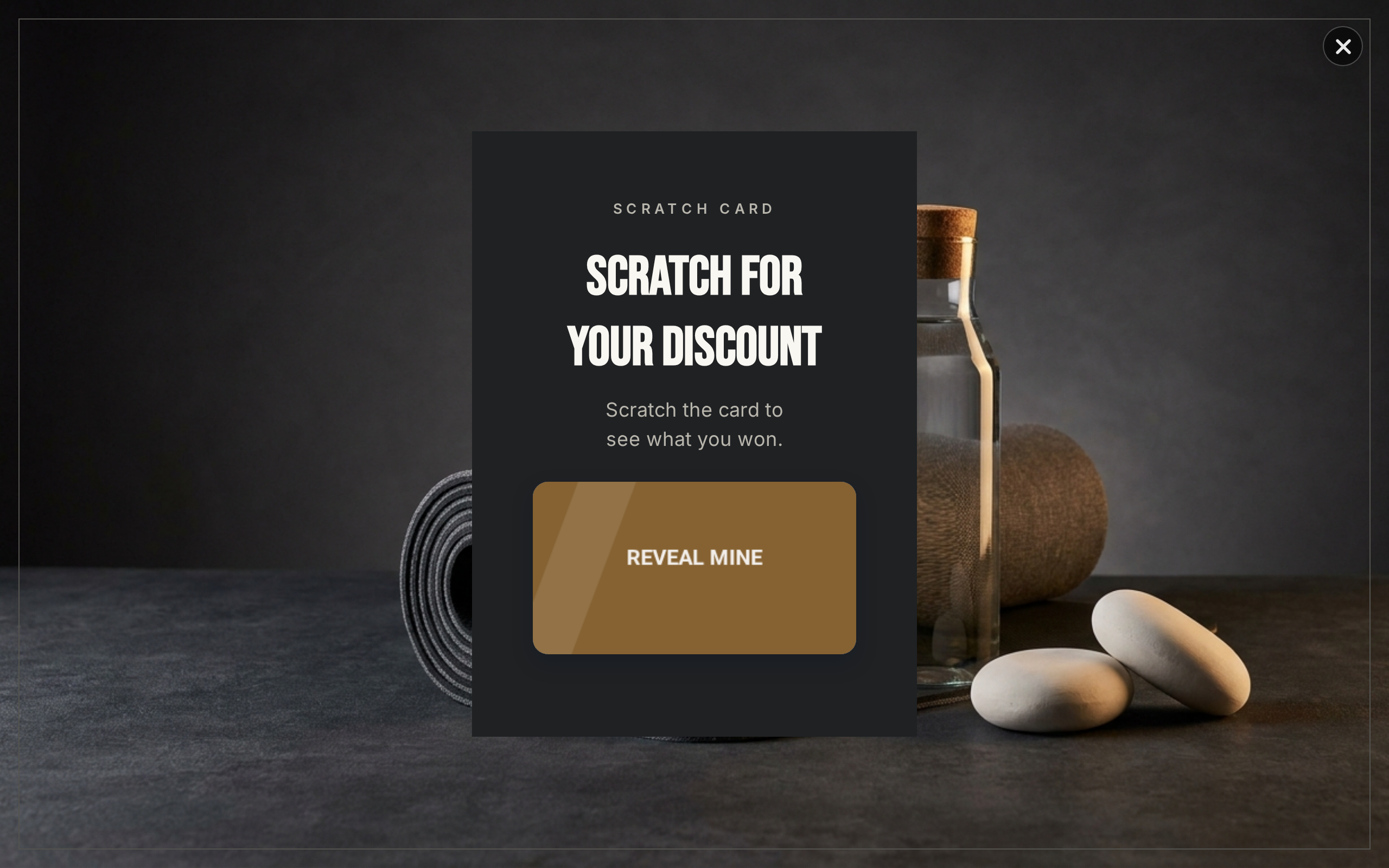 Wellness Scratch Card, step 1 of 4 (Play (Scratch Card))