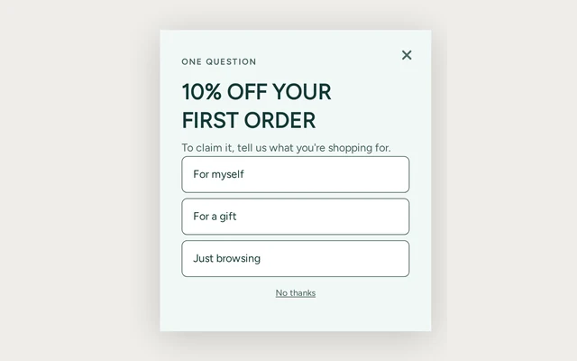 Wellness Survey, step 1 of 4 (Capture (Choice question))