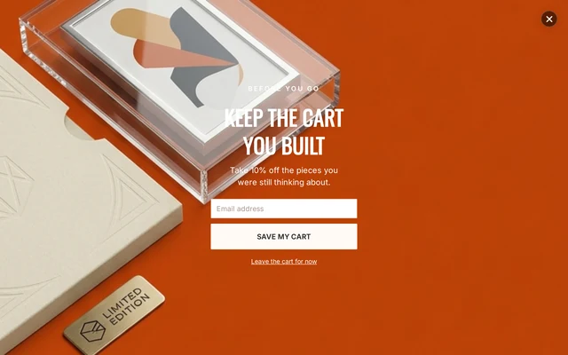 Collectibles Exit Intent, step 1 of 3 (Capture (Email))