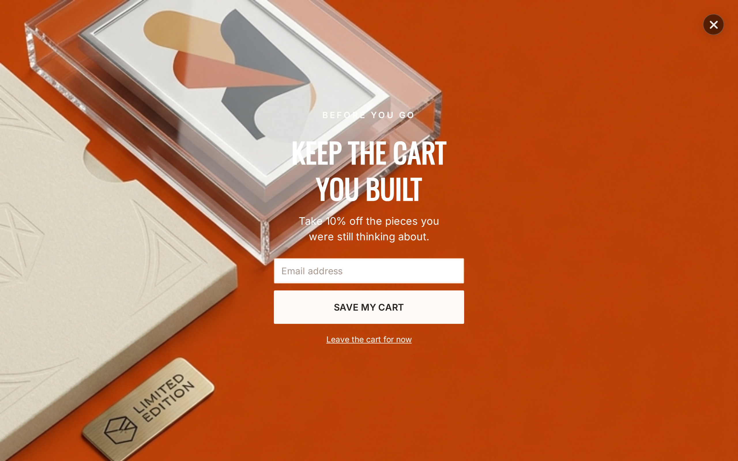 Collectibles Exit Intent, step 1 of 3 (Capture (Email))