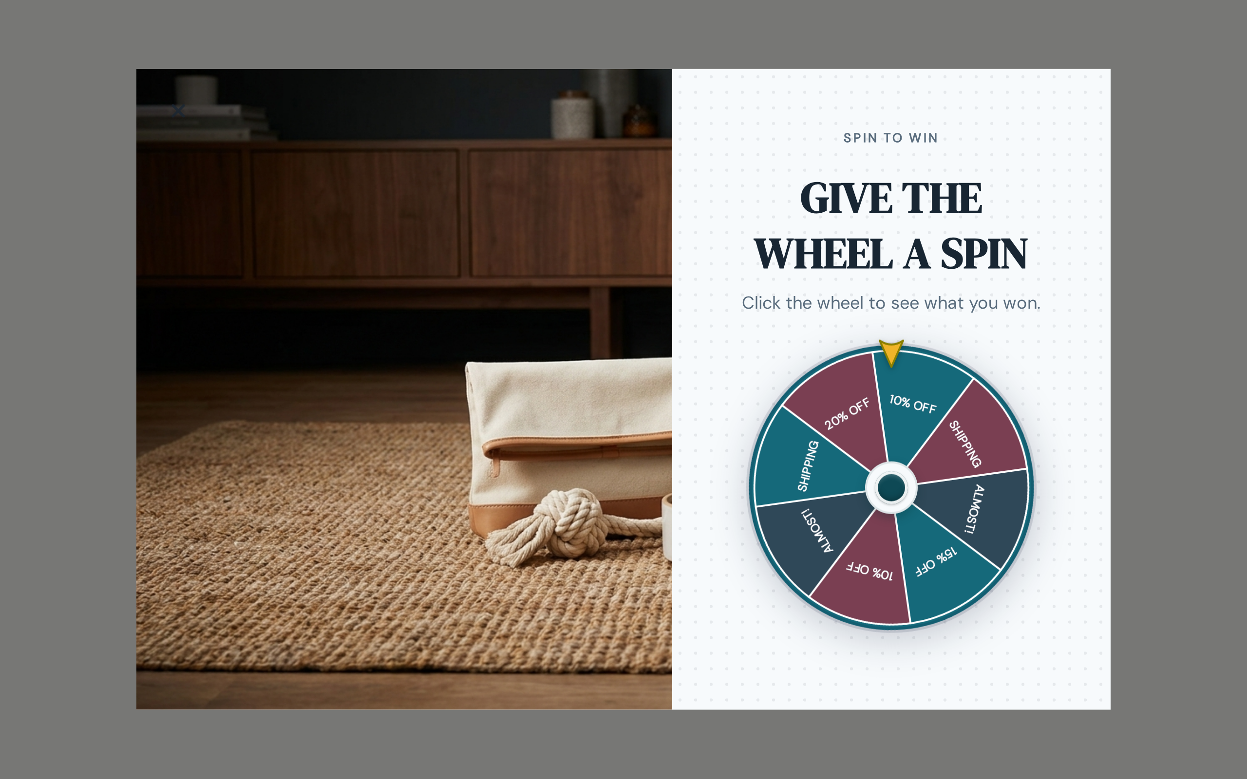 Pet Supplies Spin Wheel, step 1 of 4 (Play (Spin Wheel))