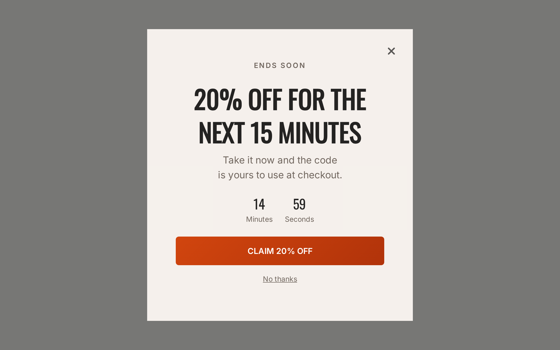 Stationery Flash Sale, step 1 of 3 (Message)