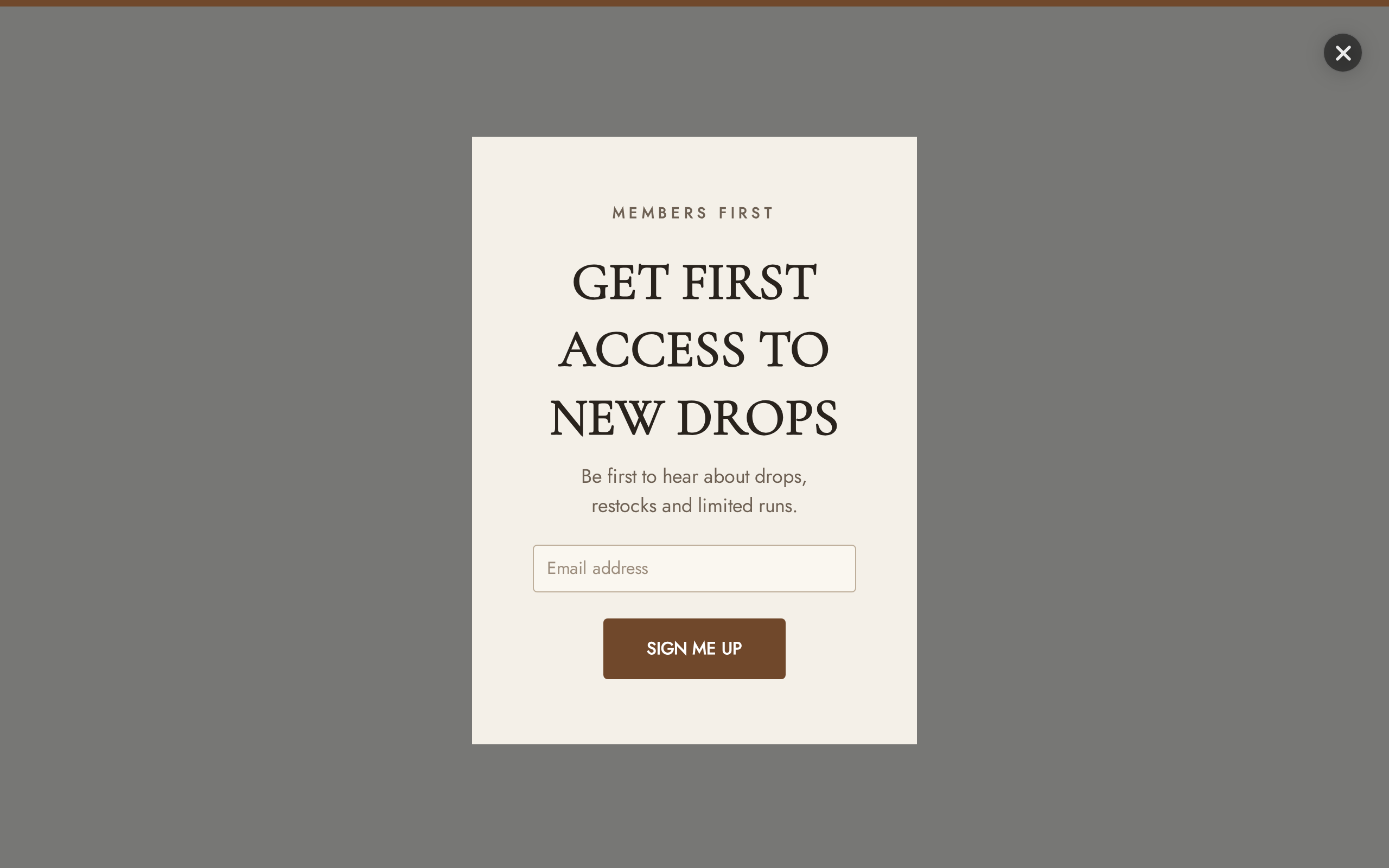 Coffee Early Access, step 1 of 3 (Capture (Email))