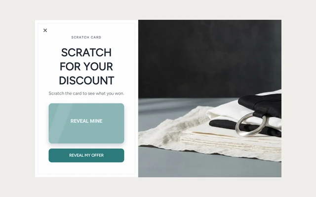 Fashion Scratch Card, step 1 of 4 (Play (Scratch Card))