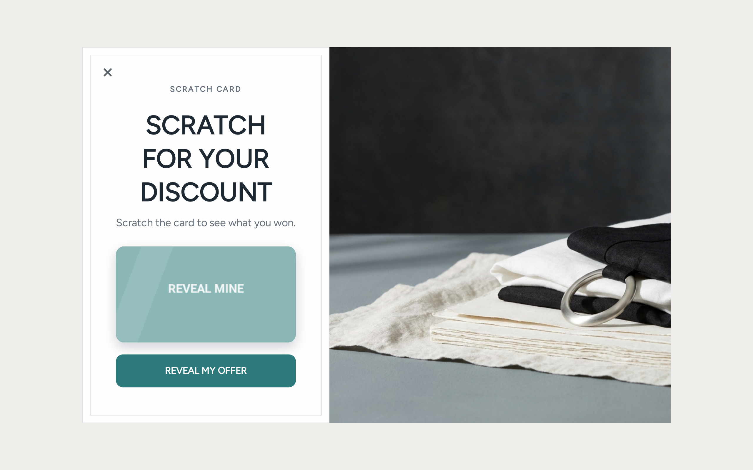 Fashion Scratch Card, step 1 of 4 (Play (Scratch Card))