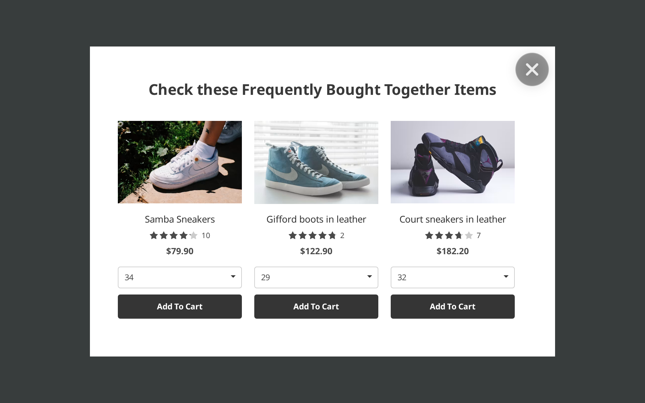 Cross Sell (Add to Cart)