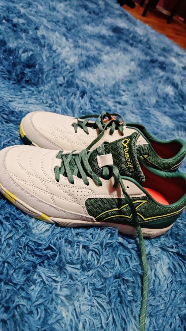 ORTUSEIGHT JOGOSALA VANQUISH BONE DARK GREEN LIME FUTSAL SHOES